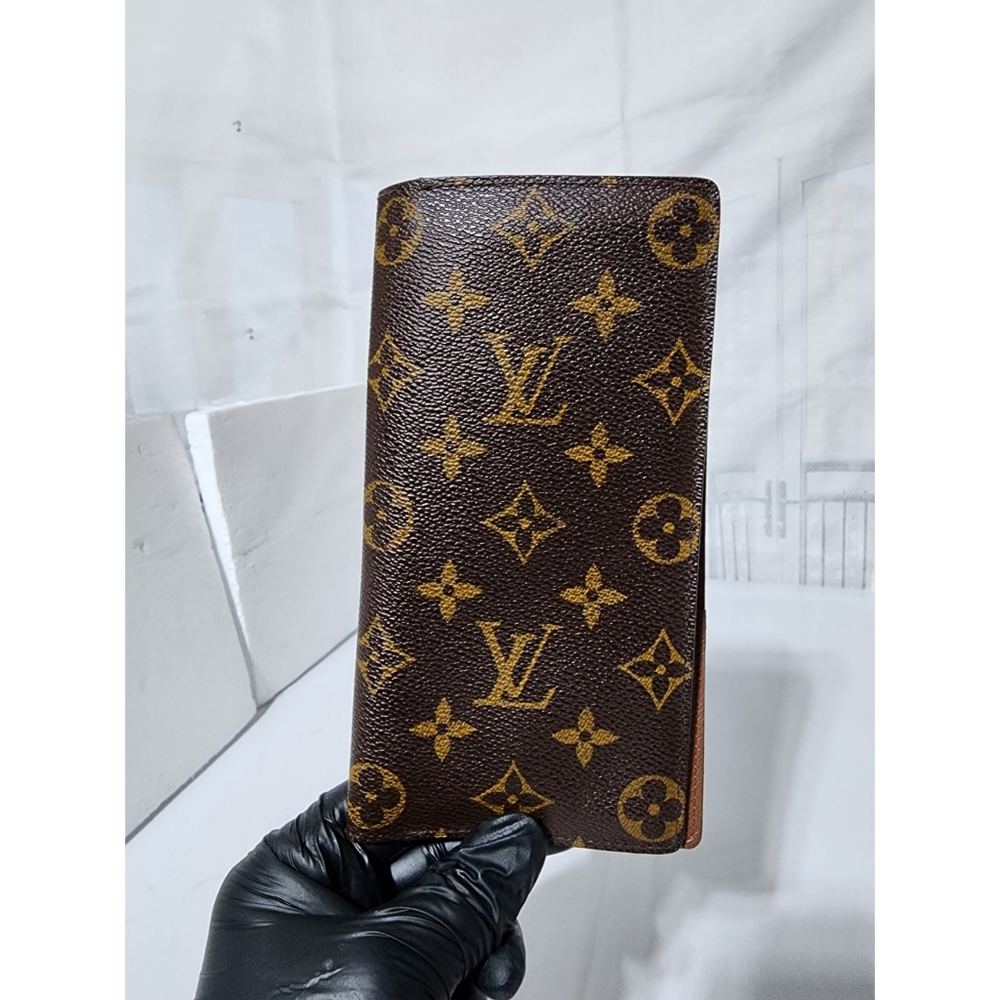 Louis Vuitton Monogram Brazza Wallet Brown - Picture 1 of 13
